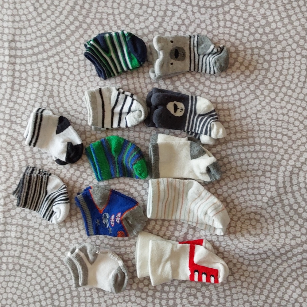 Baby Boy socks (3-6 mos)